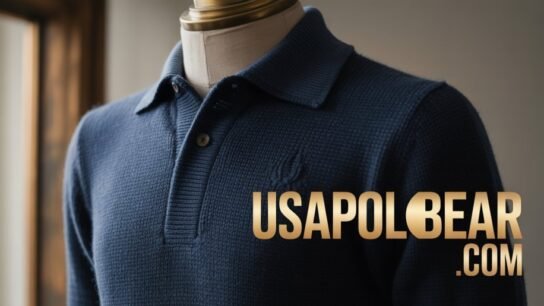 knit polo sweater