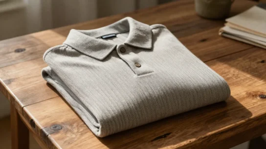 Knit Polo Sweater