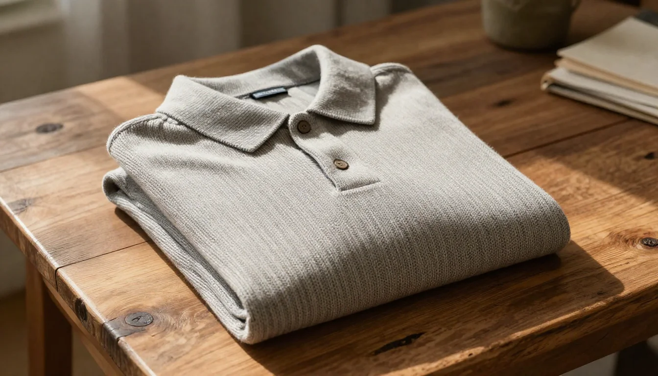 Knit Polo Sweater