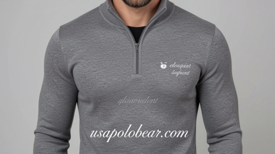 men's quarter zip sweater
