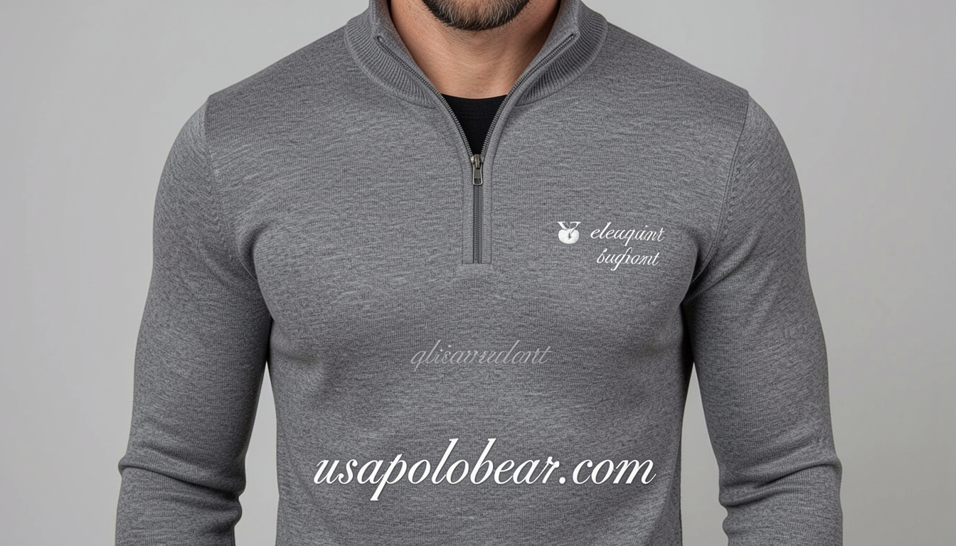 men's quarter zip sweater