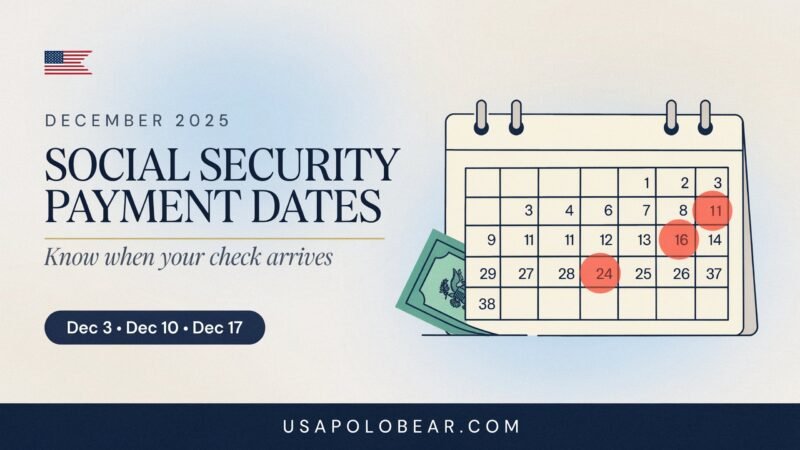 December 2025 Social Security Payments: Exact Dates & Amounts