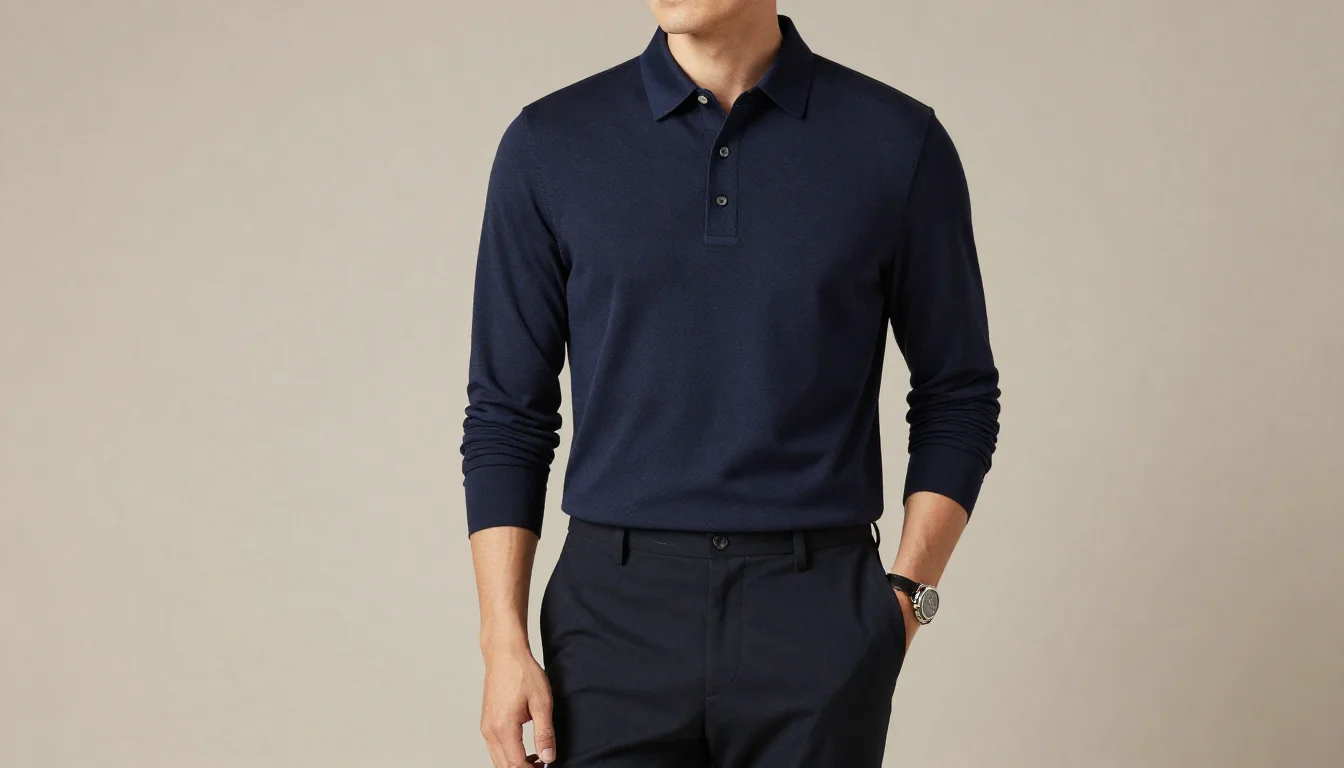 How to Wear Long Sleeve Polo Shirts