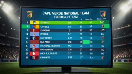 Cape Verde National Football Team Standings