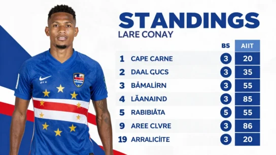 Cape Verde National Team Standings