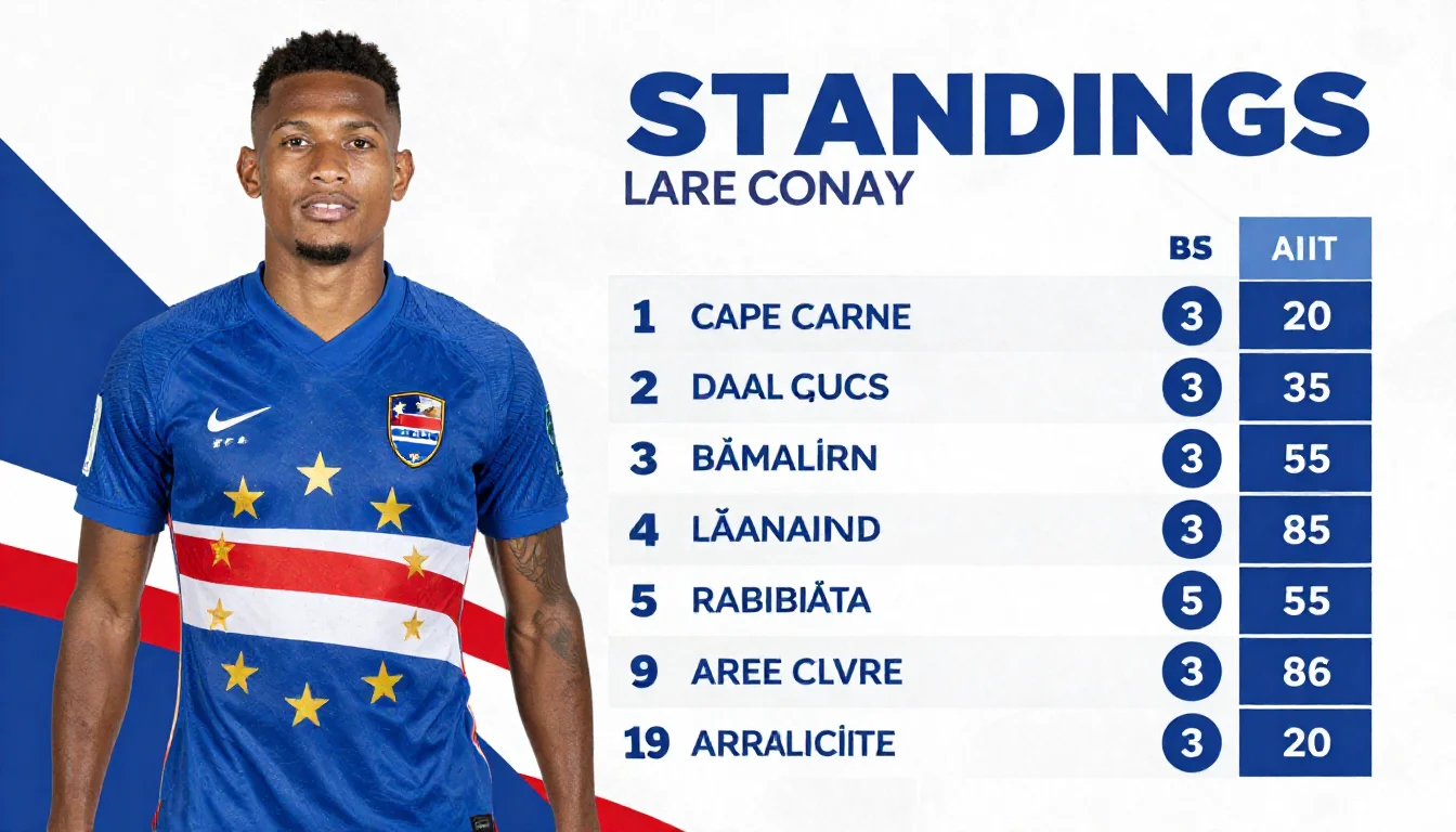 Cape Verde National Team Standings