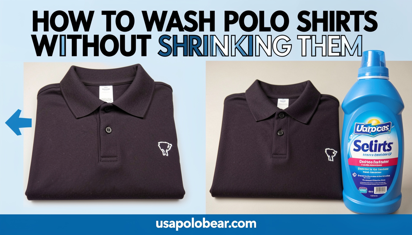 How to wash polo shirts without shrinking them