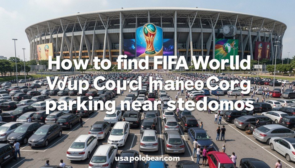 How to find FIFA World Cup parking near stadiums