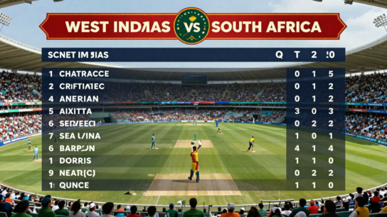 West Indies vs South Africa Cricket Match Scorecard