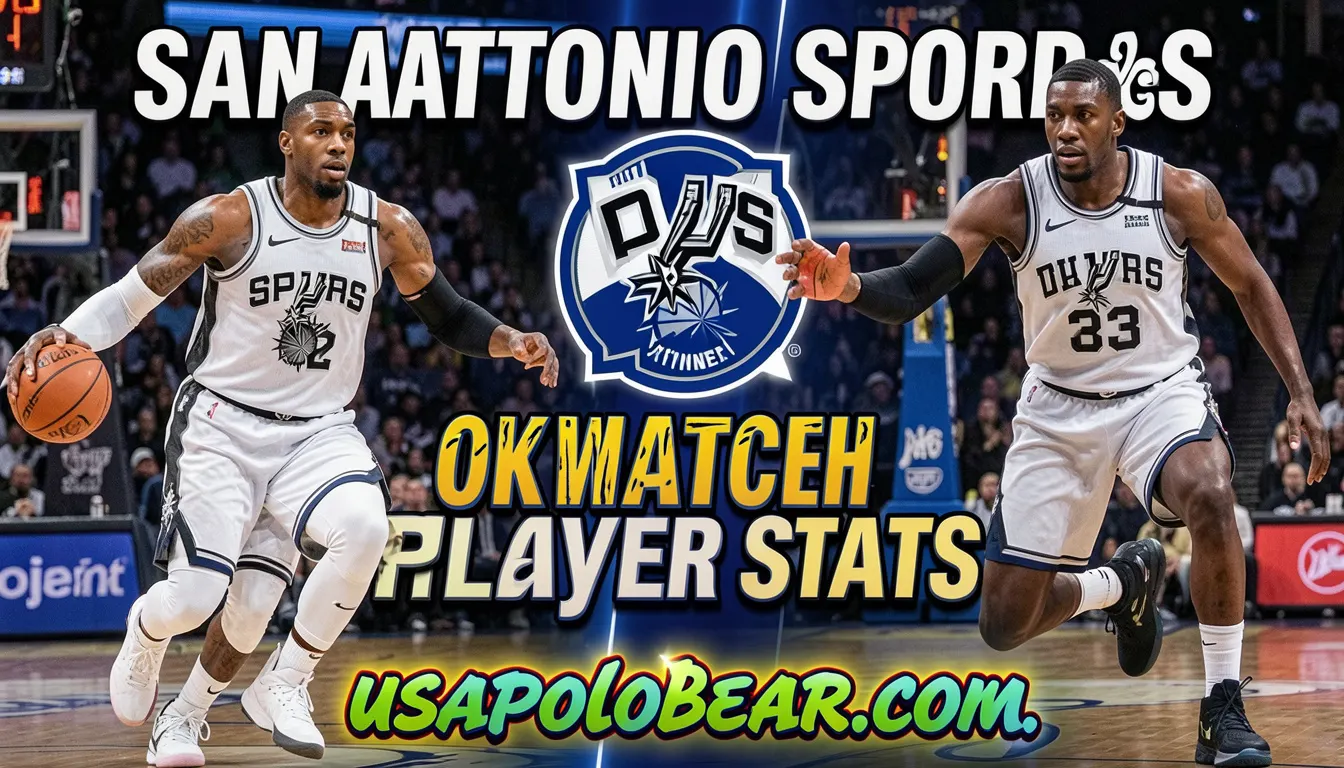 san antonio spurs vs oklahoma city thunder match player stats