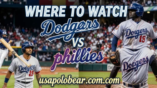 where to watch dodgers vs phillies