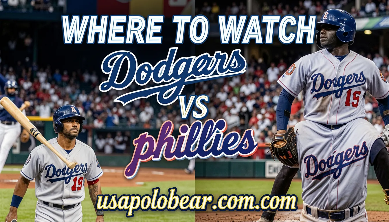 where to watch dodgers vs phillies