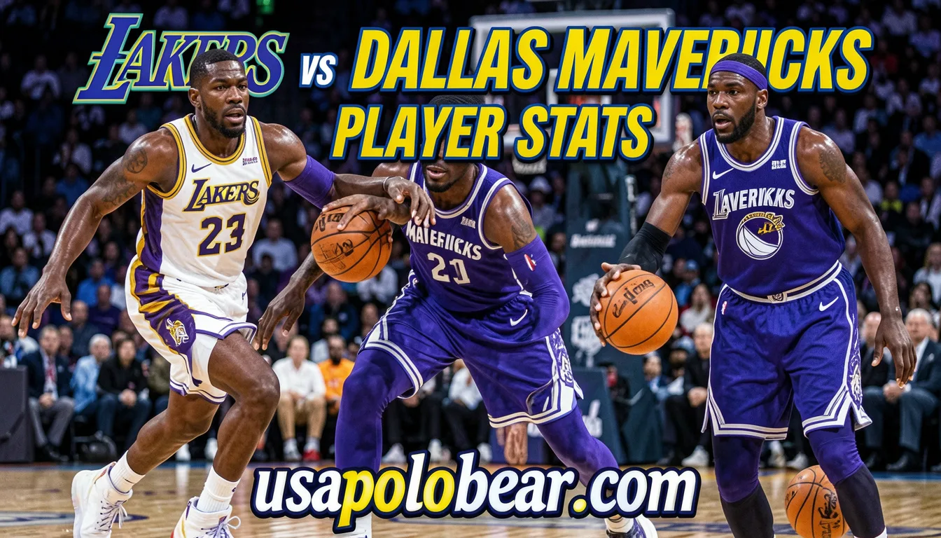 lakers vs dallas mavericks match player stats