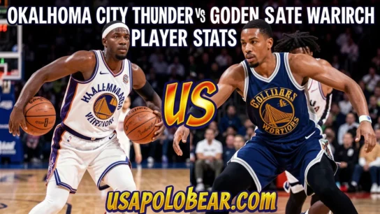oklahoma city thunder vs golden state warriors match player stats