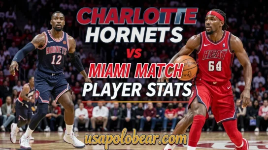 charlotte hornets vs miami heat match player stats