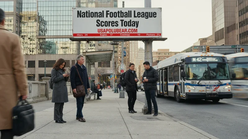 National Football League Scores Today: NFL Games, Results & Updates