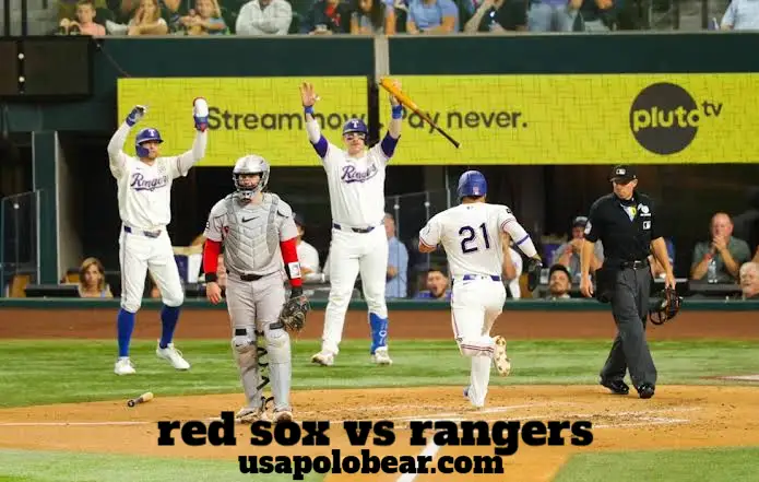 red sox vs rangers